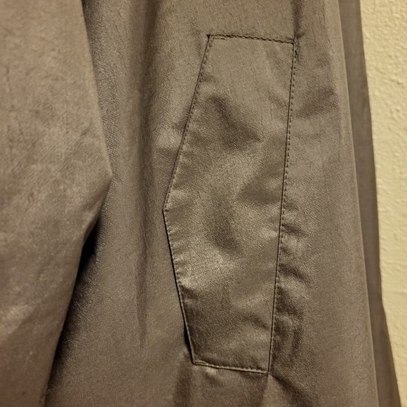 Vintage MS Cambridge Muted Olive Green-Gray Coat Size 16 - Picture 9 of 13